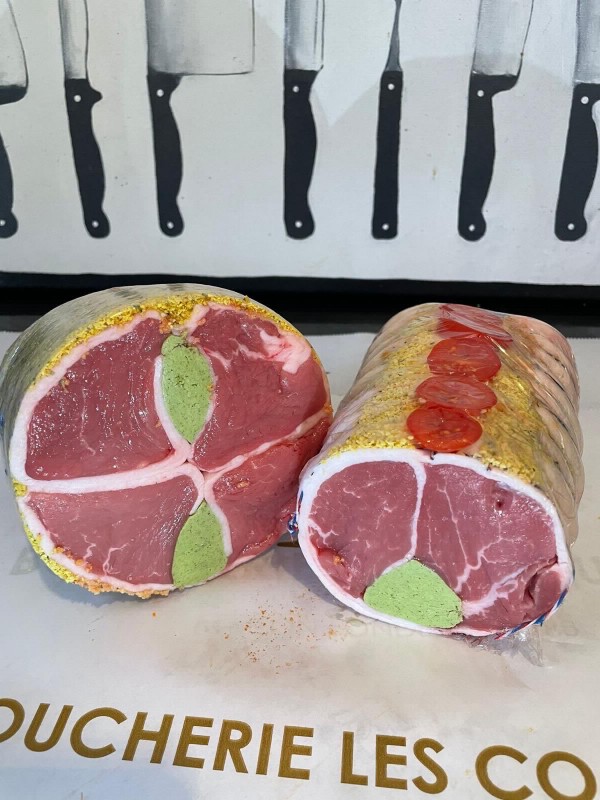 Filet de veau farci au Beurre Persillé spécialité Maison de la Boucherie Les Coquières à Marseille proche d'Aubagne